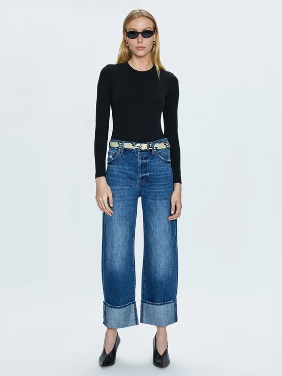 Pistola Ryder High Rise Cuffed Straight Jeans Fulton 26 - Picture 14 of 14